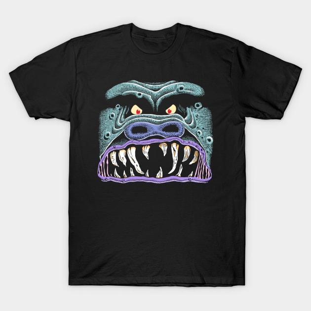 Monster Face T-Shirt by Angel Robot